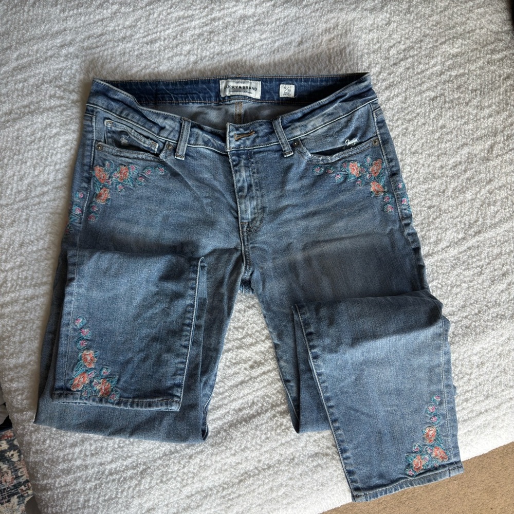 Lucky Brand Blue Straight Leg Jeans